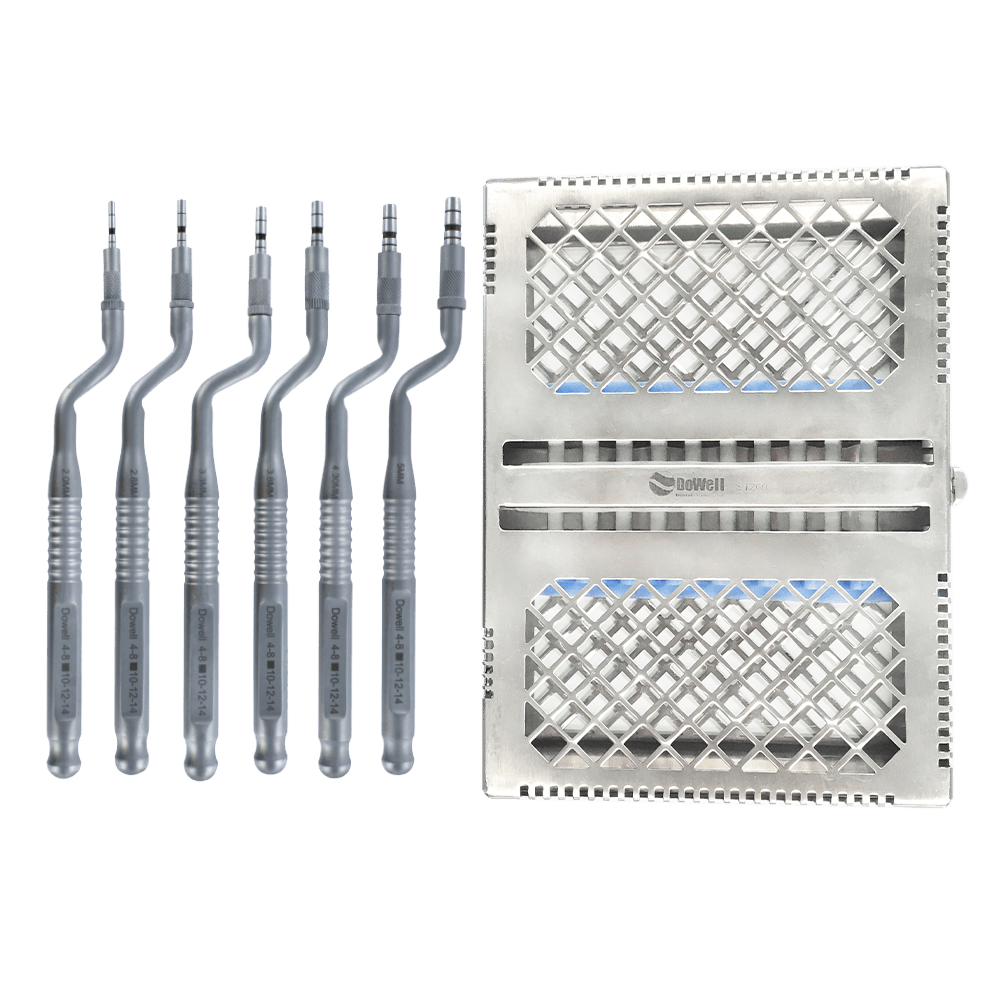 DENTAL IMPLANTS OSTEOTOMES Concave Straight With Cassette Sinus Lift DENTAL IMPLANTS OSTEOTOMES Concave Straight With Cassette Sinus Lift