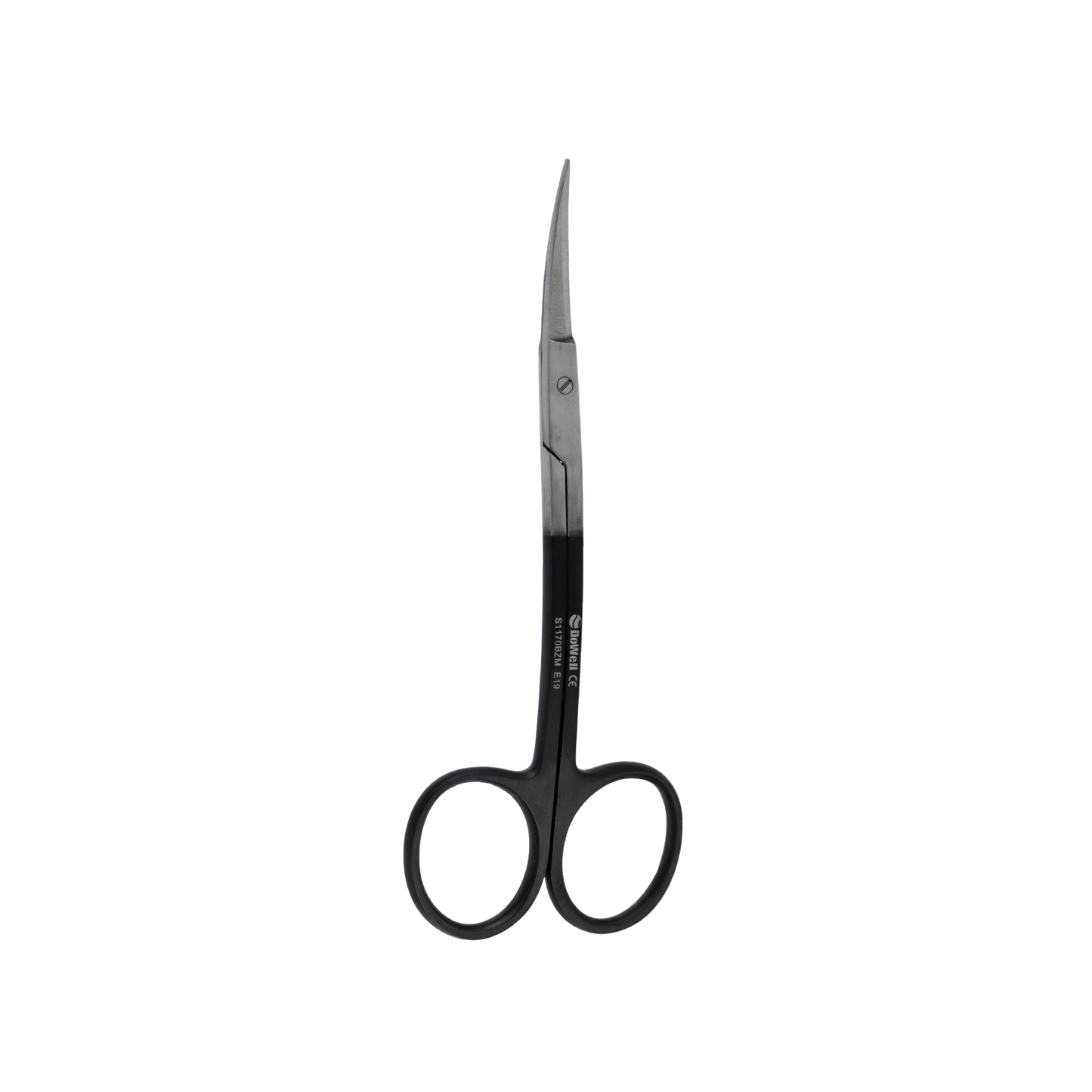 DR. ZIV MAZOR Gum Scissors LA GRANGE TC CVD 11.5CM - BLACK TITANIUM