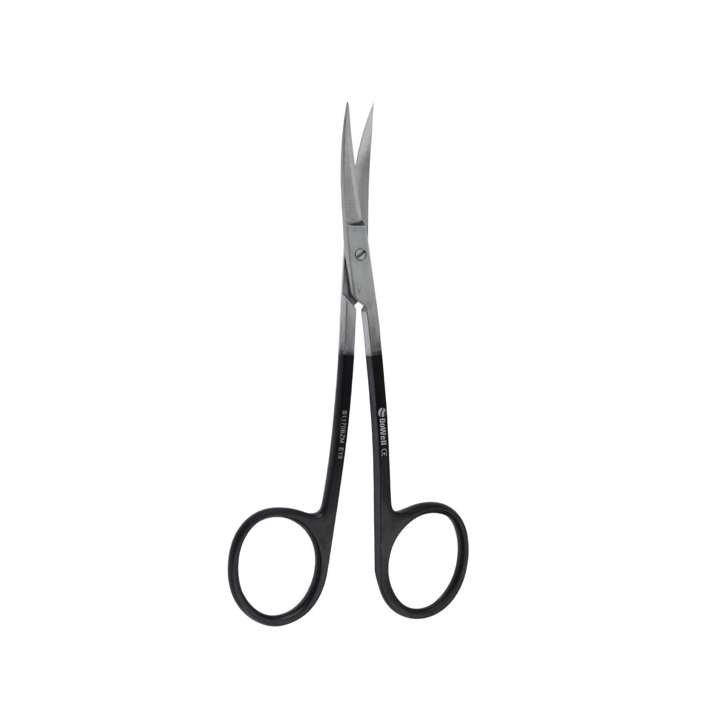 DR. ZIV MAZOR Gum Scissors LA GRANGE TC CVD 11.5CM - BLACK TITANIUM