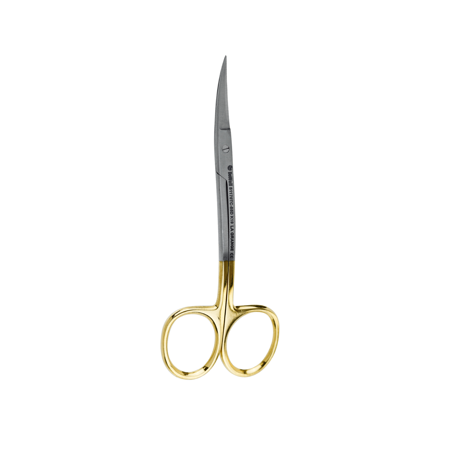 Surgical Gum Tissue Scissors Serrated T/C - La Grange Curved 11.5Cm