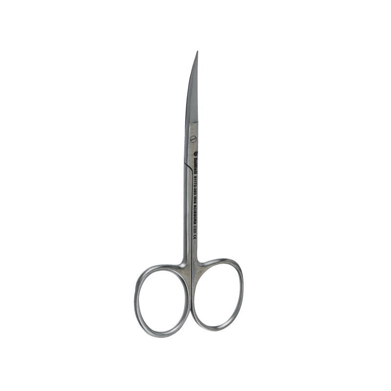 Surgical Gum Tissue Scissors - Iris Curved 11.5Cm