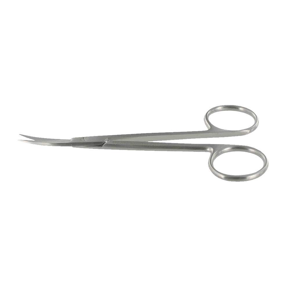 Surgical Gum Tissue Scissors - Iris Curved 11.5Cm