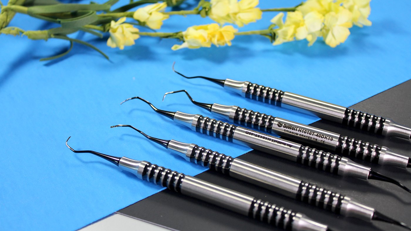 Titanium Implant Scalers. Dental scalers. Implant scalers.