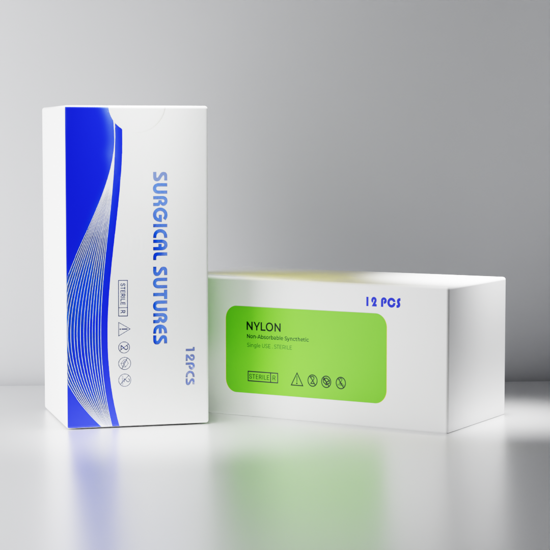 NYLON Non-Absorbable Synthetic 4-0 (1.5 Metric) 18" / 45cm , Box of 12