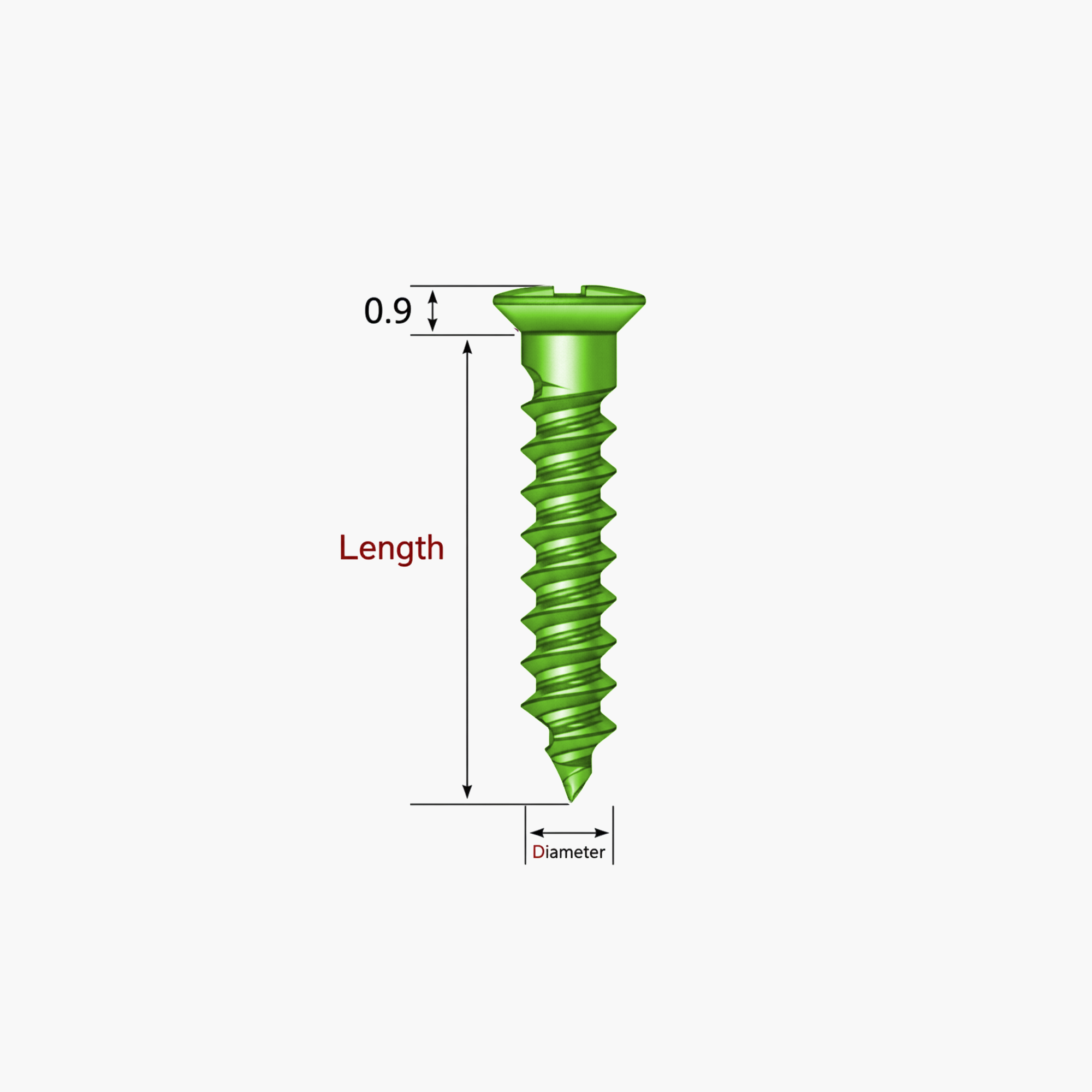 Bone Screw - Ø1.4 - for GBR Master Kit V
