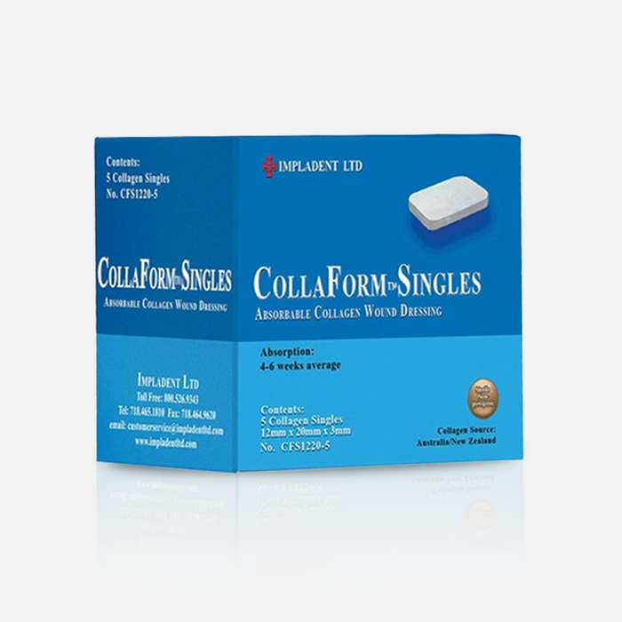 CollaForm Singles Wound Dressing – DoWell Dental Products, Inc.
