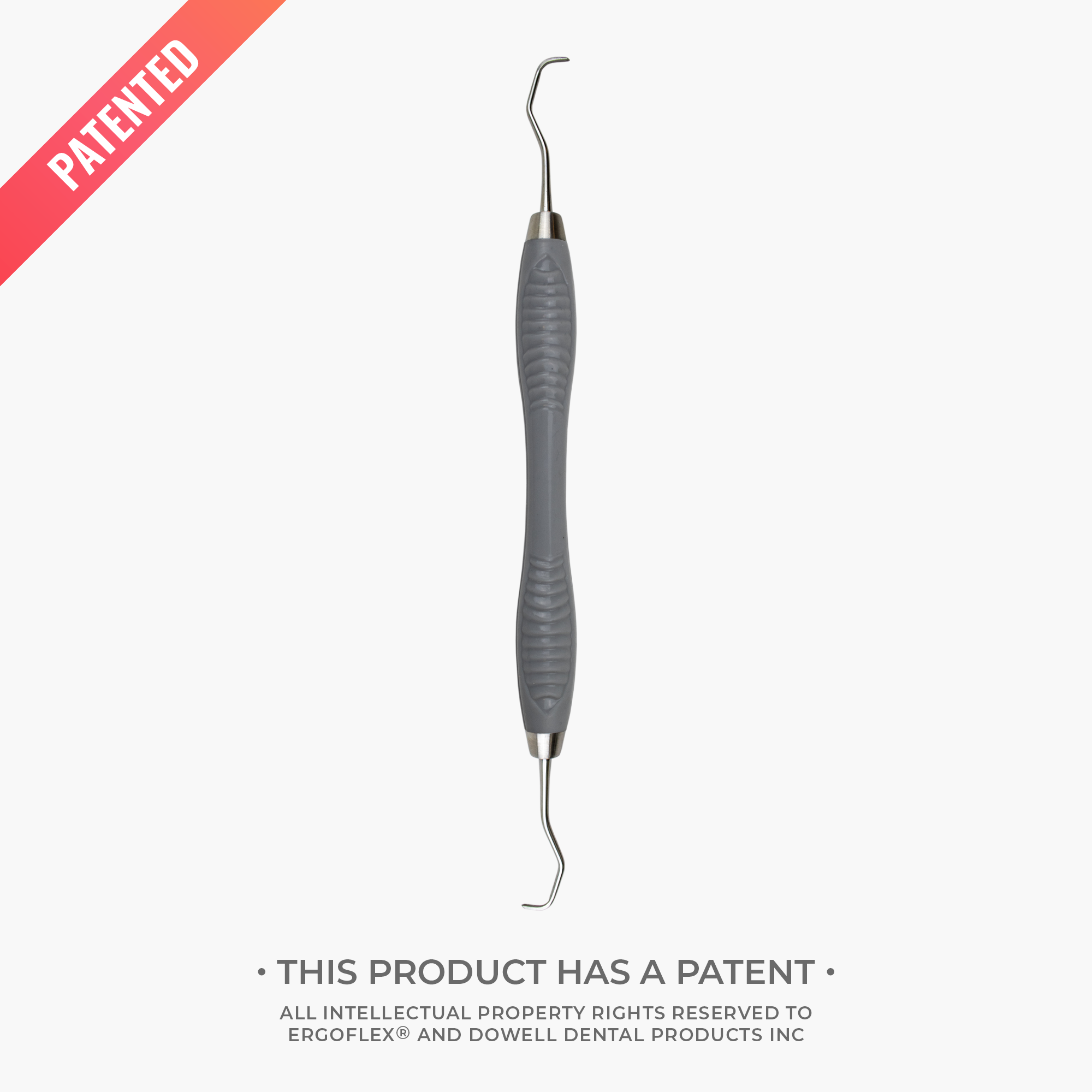 Titanium Langer 3/4 Implant Curette - Classic Handle