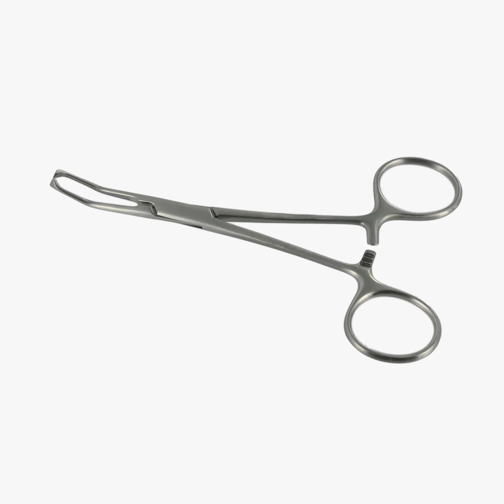 Allison Baby Tissue Plier Forceps- Curved