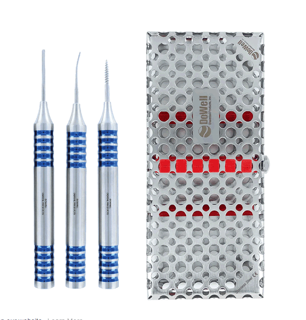 Atraumatic Extraction Flexible Periotomes Kit 3pcs - Periotomes and Root Extractor