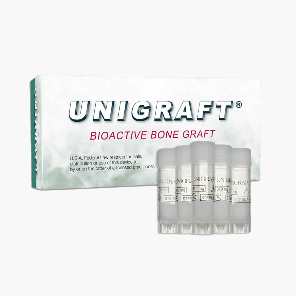 Unigraft - Bone Graft, 200-400um - 0.5g vial - 5 Pack