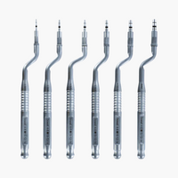 Osteotome Concave Curved Sinus Lift Kit 6pcs-Screw Type Stopper
