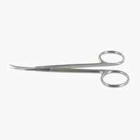 Surgical Gum Tissue Scissors - Iris Curved 11.5Cm