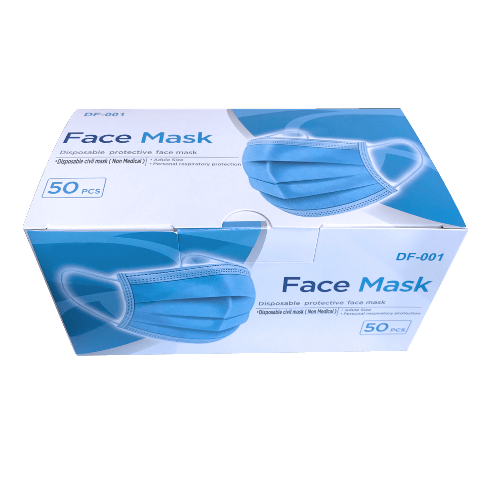 dsiposable face masks 3-Ply Disposable Pediatric Mask (Box of 50) layers of protective and breathable materials Unbranded Disposable Mask (50-Pack) DM-001