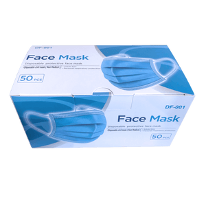 3 ply face mask. disposable face masks. Protective face mask. 50 pcs.