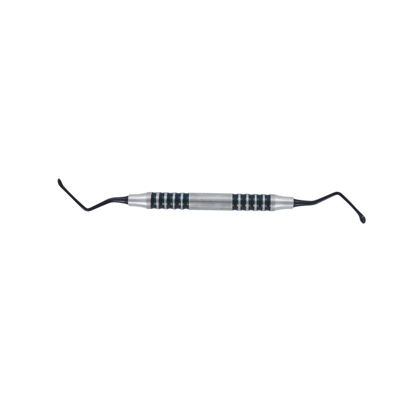 Black Titanium Serrated Surgical Curette 3.2mm-Modified by Dr.Ziv Mazor
