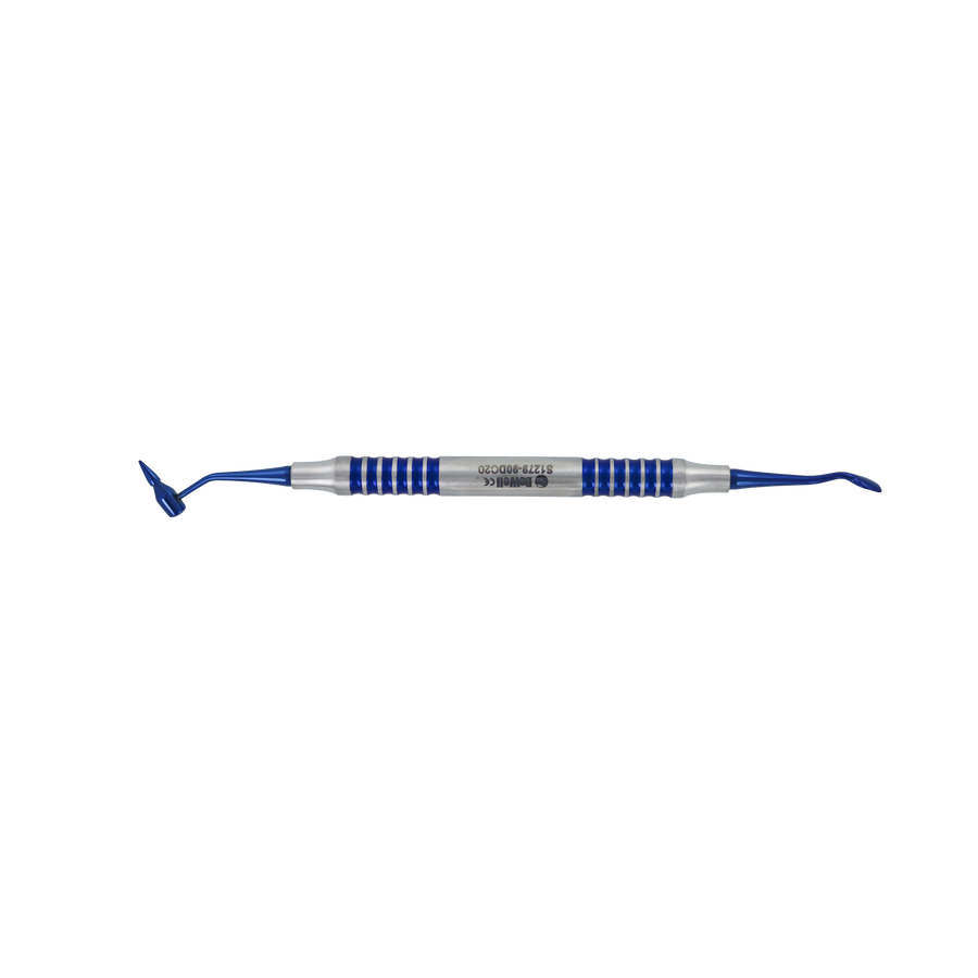 Micro Surgery Periodontal Universal Instruments Bone Graft Carrier and Bone Packer - Blue Titanium