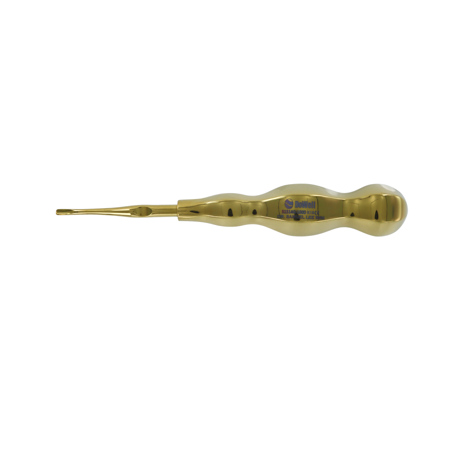 GOLD TITANIUM SIGNATURE SERIES - LUXATOR 3MM, CURVED OUT