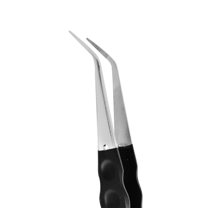 Tissue, Cotton & Dressing Pliers-London College Pliers-Black Titanium Signature Series