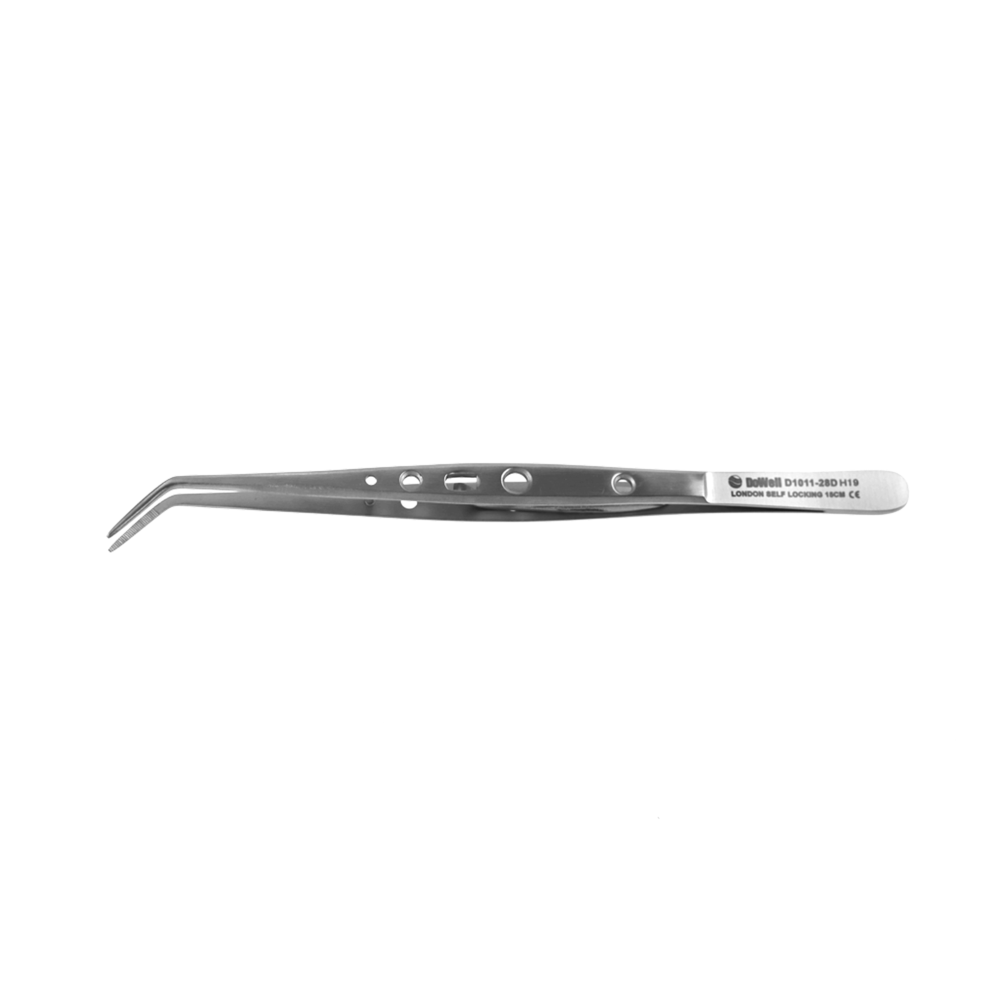 Tissue, Cotton & Dressing Pliers-London College Self Locking Pliers-15Cm