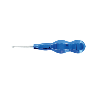 ATRAUMATIC EXTRACTION SPADE ELEVATOR STRAIGHT-DIAMOND COATED TIP-BLUE TITANIUM
