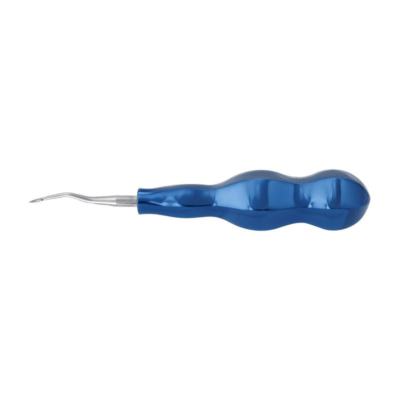 Atraumatic Extraction Spade Elevator Distal-Blue Titanium. e1062