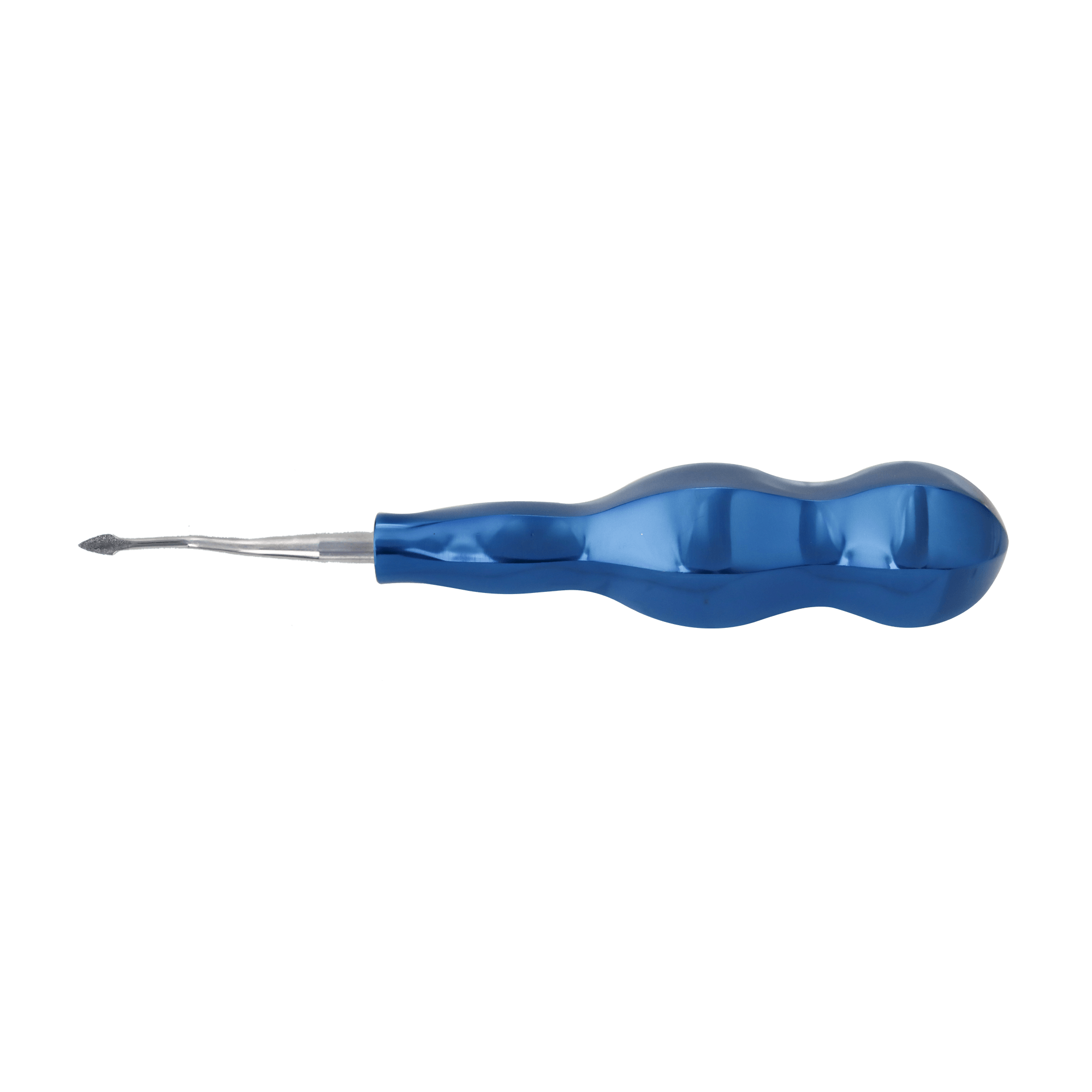 Atraumatic Extraction Spade Elevator Distal-Blue Titanium. e1062