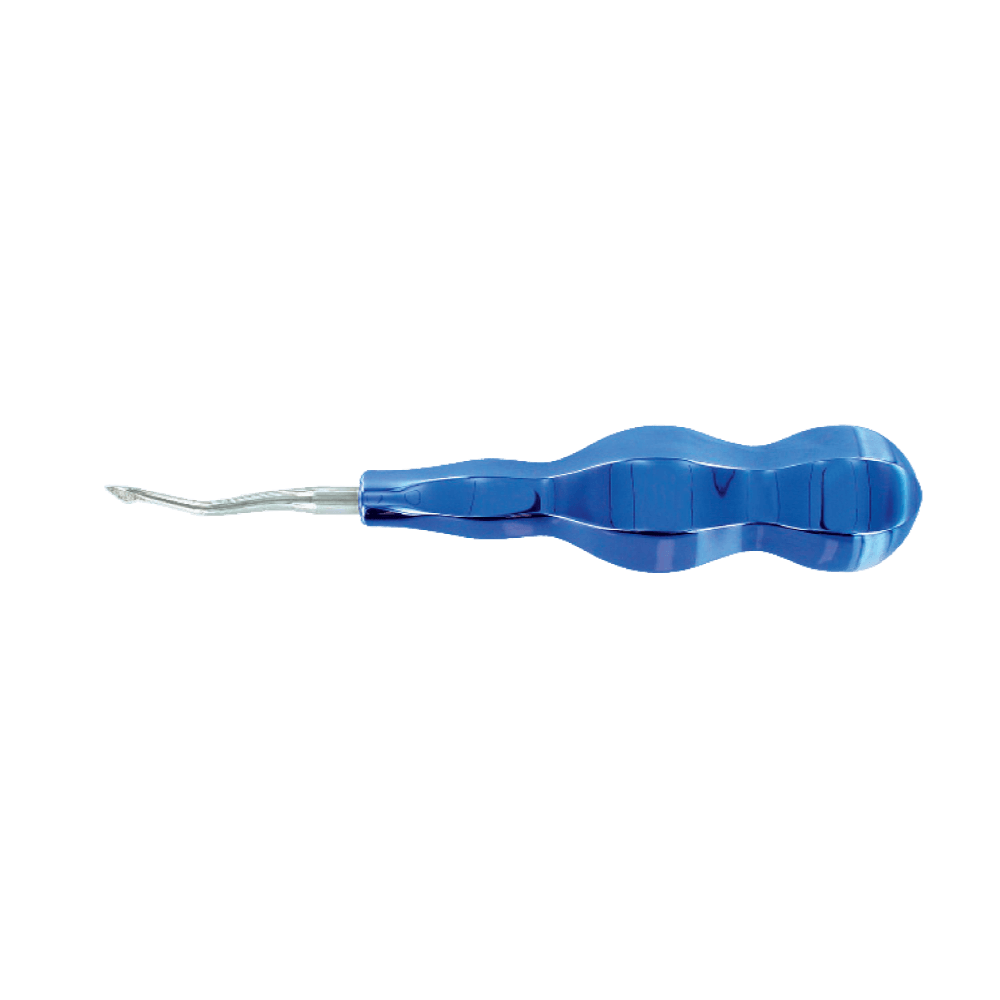 Elevator spade distal blue elevator handle diamond coated