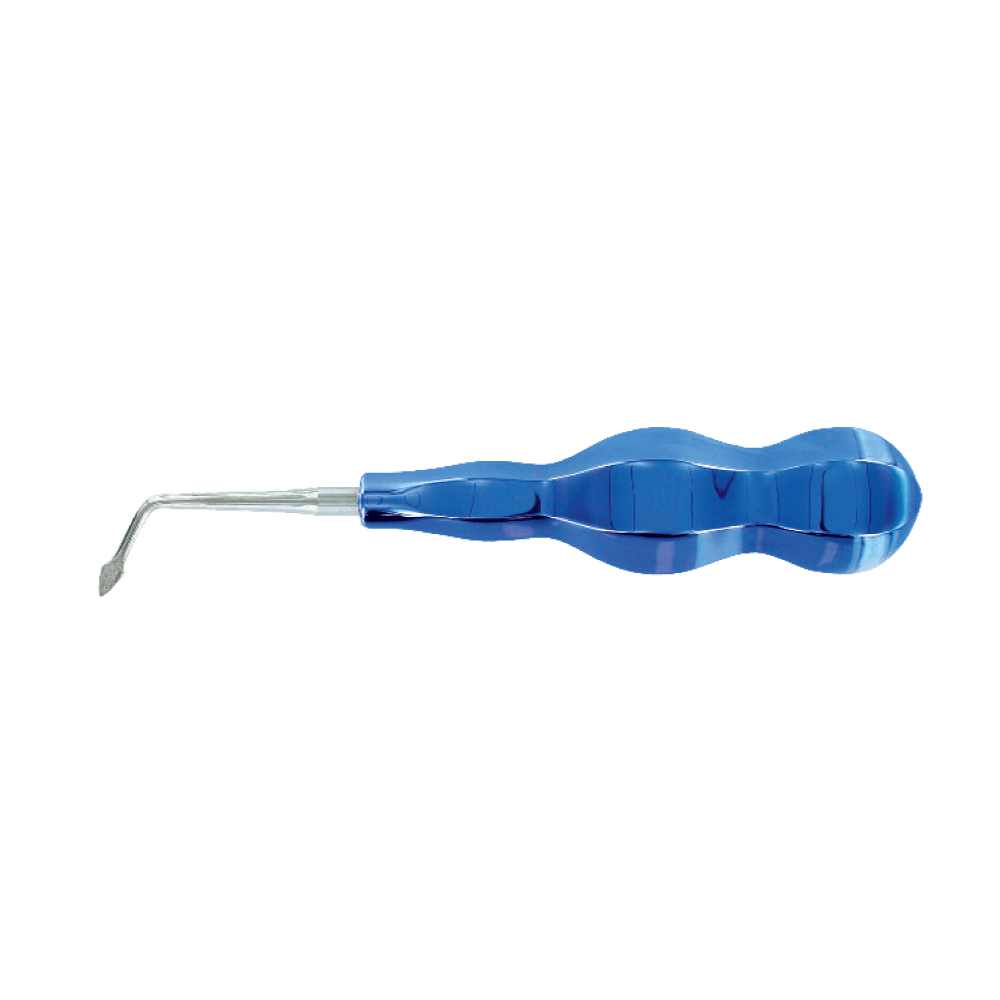 Elevator spade right angle blue elevator handle diamond coated