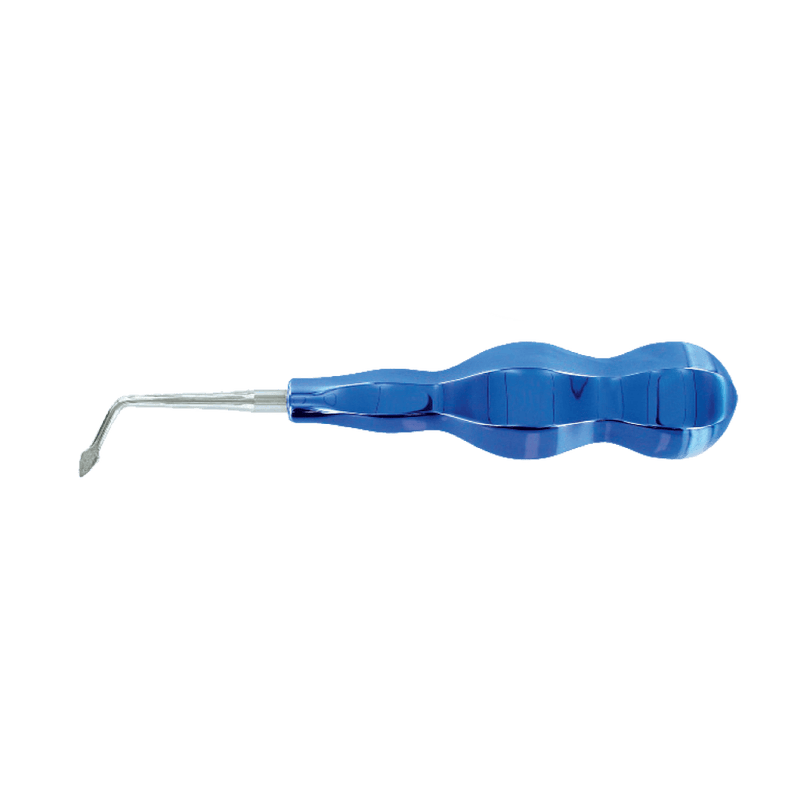 Elevator spade right angle blue elevator handle diamond coated
