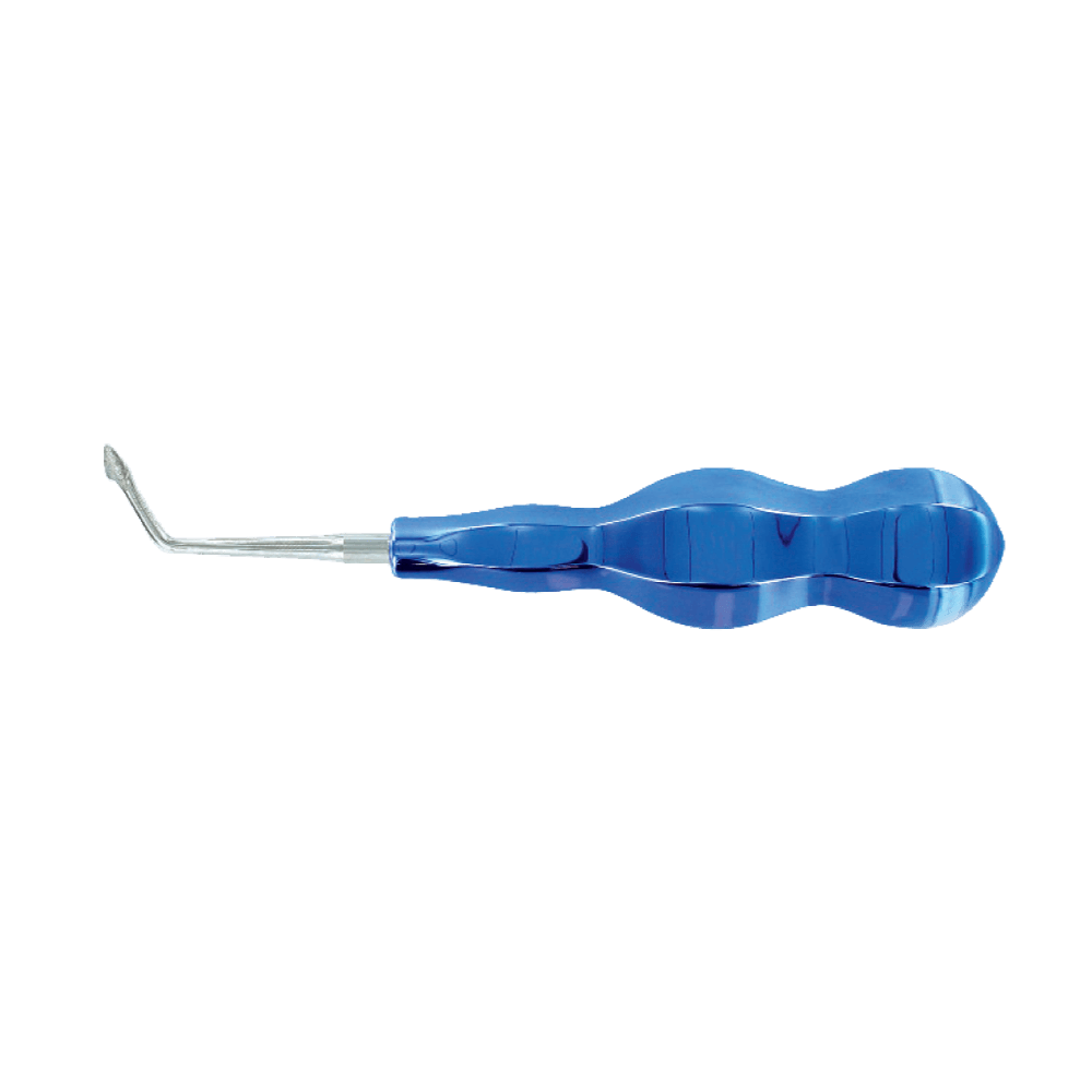 Elevator spade left angle blue elevator handle