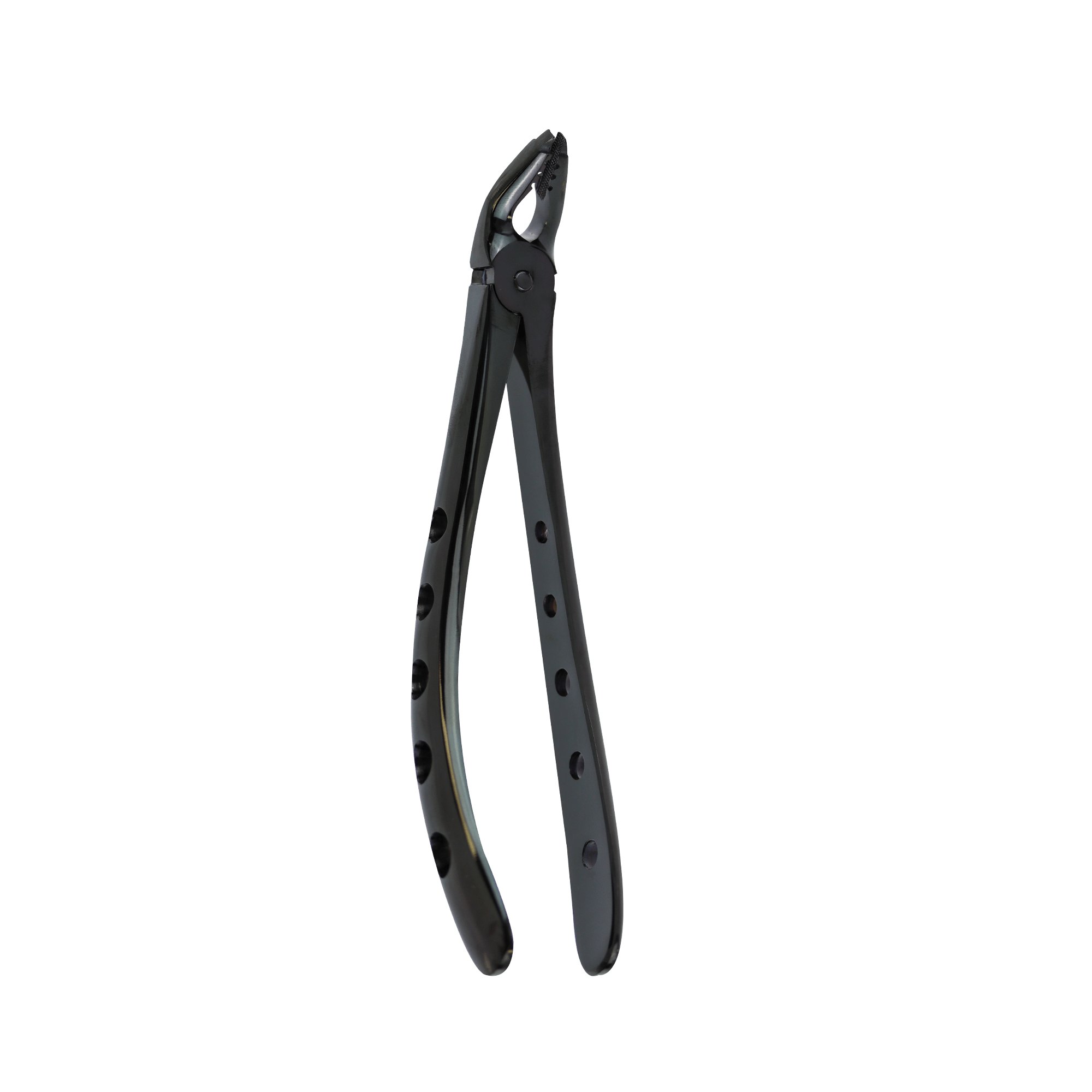 Atraumatic Extraction Black Titanium Apical Retention Forcep-Upper Universal
