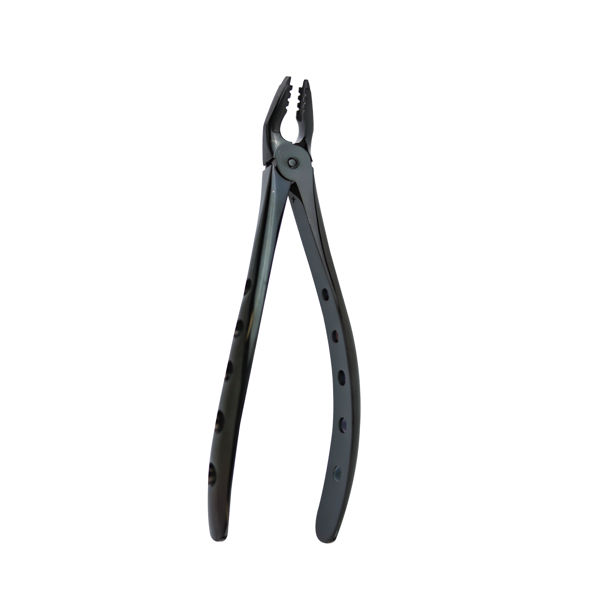 Atraumatic Extraction Black Titanium Apical Retention Forcep