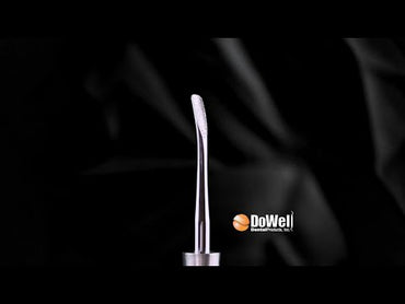 A video of 360 degree rotation of Atraumatic Luxation Elevators Diamonded Coated 5mm Curved, Ergonomic and Light