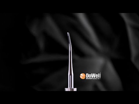 A video of 360 degree rotation of Atraumatic Luxation Elevators Diamonded Coated 3mm Curved,Ergonomic and Light. e1054