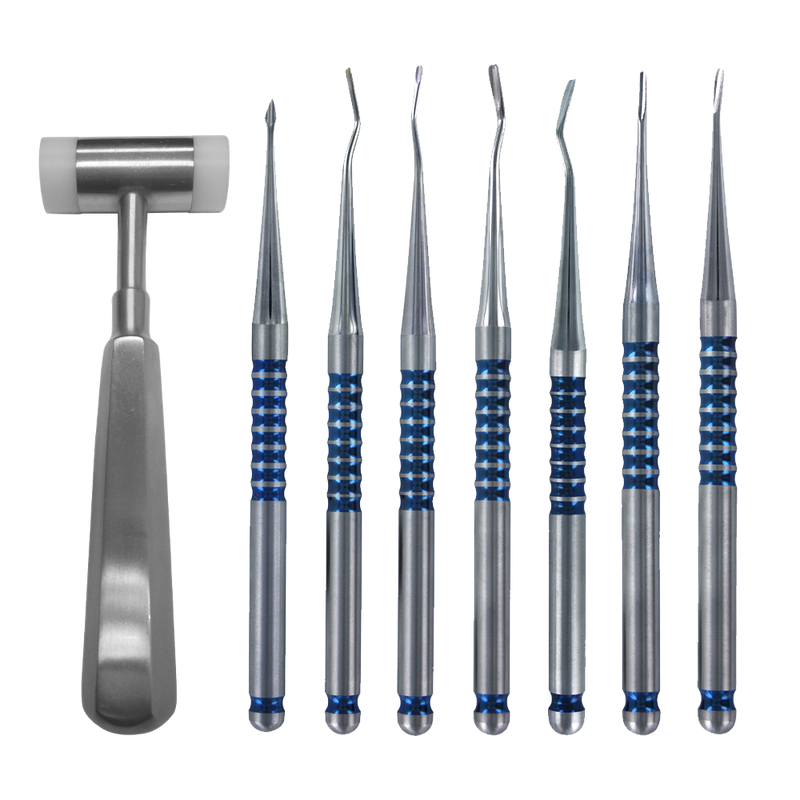 Atraumatic Extraction Luxating Periotomes Kit 8pc- Perio Lux