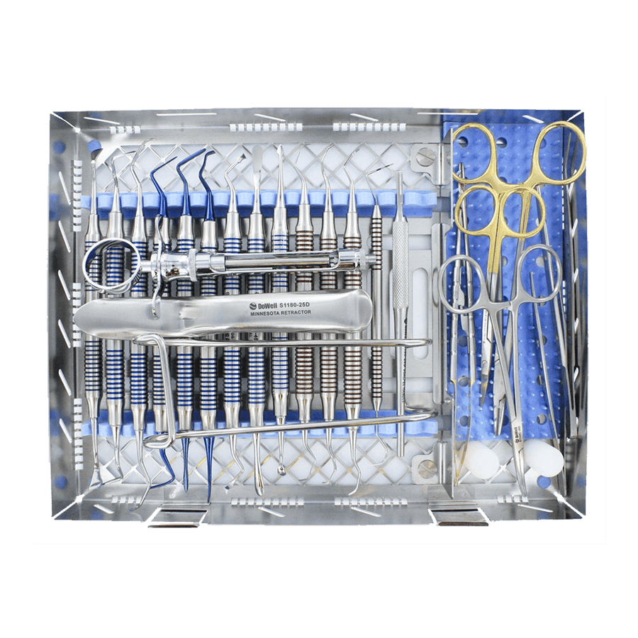 Dowell Implant Periodontal Full Instruments Kit 25pc DoWell Dental