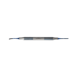 Atraumatic Extraction Periotomes-PPAEL-1.7mm Curved Double Ended-Blue Titanium. s1017t