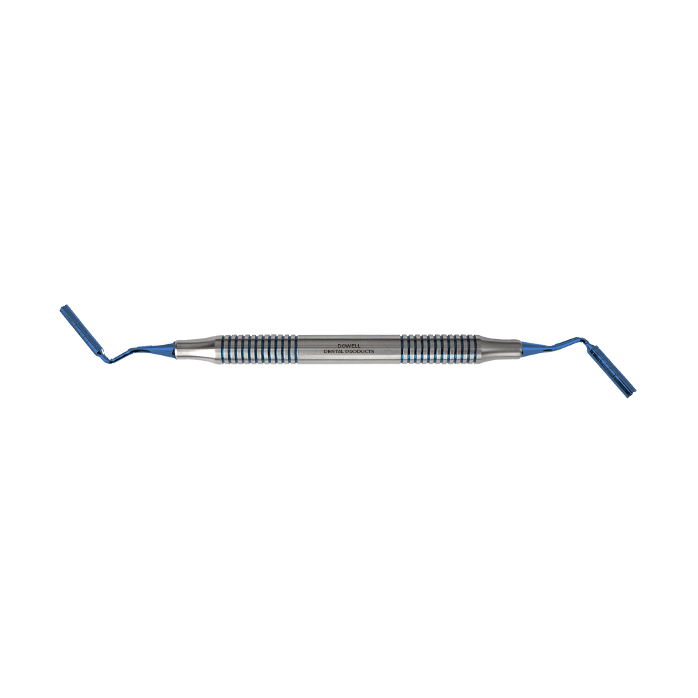 Implant Bone Graft Packers Condensers-3.3mm-4mm-Double Ended-Blue Titanium