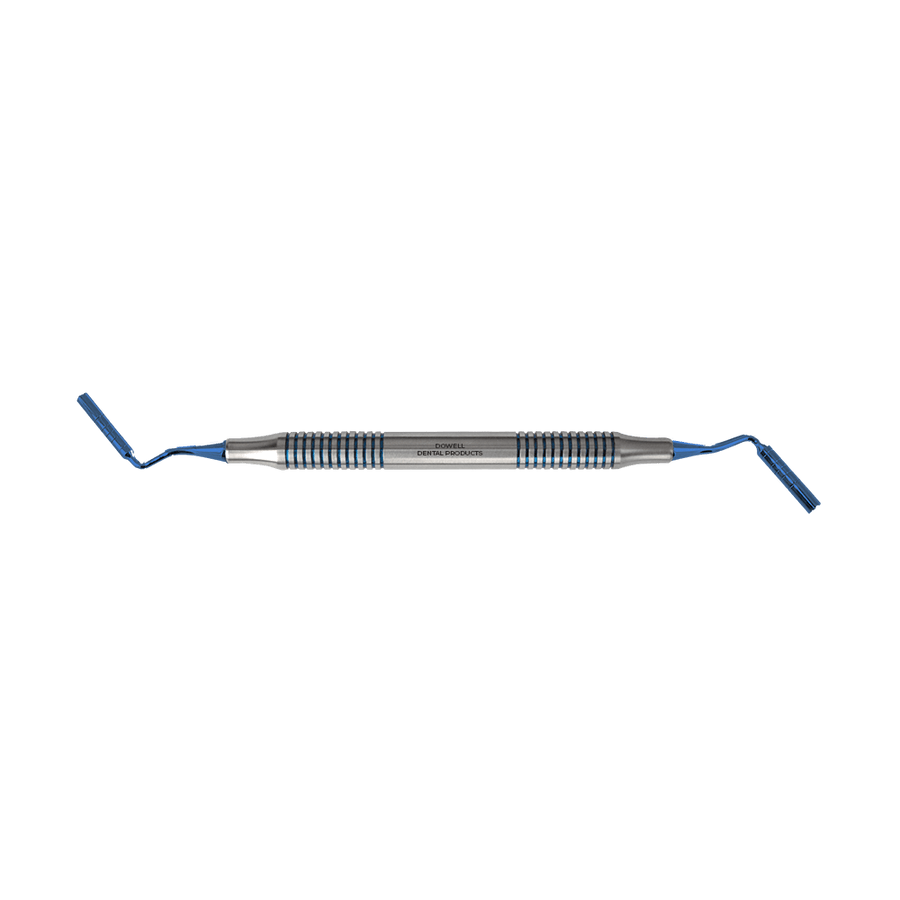 Implant Bone Graft Packers Condensers-3.3mm-4mm-Double Ended-Blue Titanium