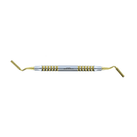 Implant Bone Graft Packers Condensers-3.3mm-4mm Double Ended-Gold Titanium