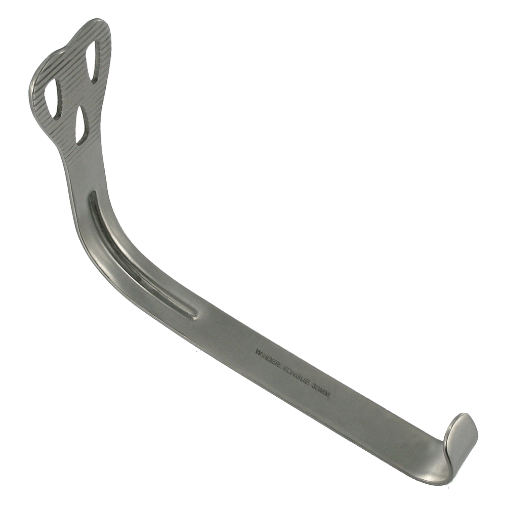 Surgical Retractor-Weider Tongue Retractor - 30mm Small