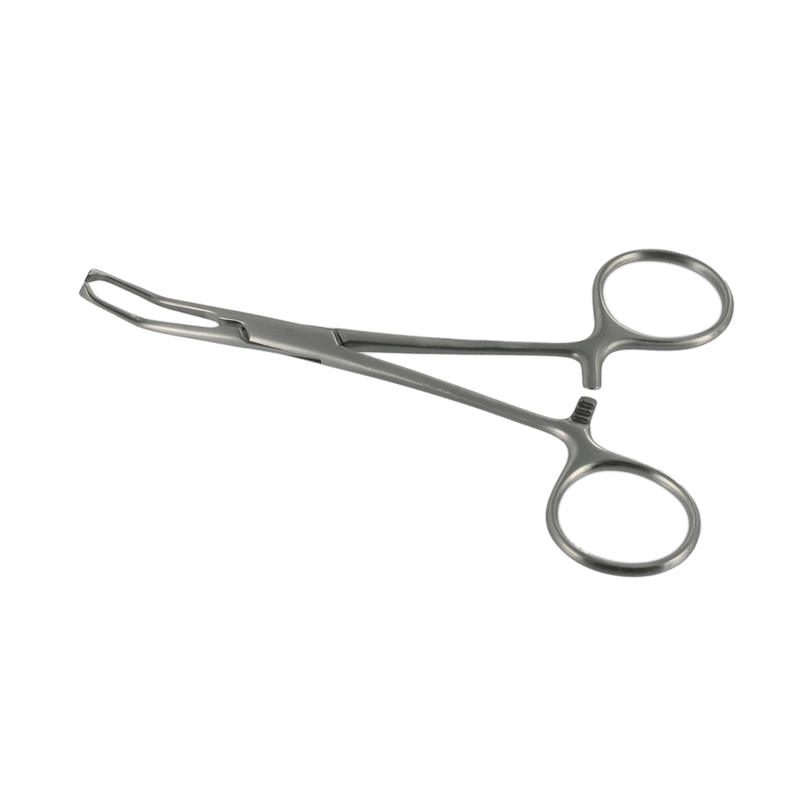 Allison Baby Tissue Plier Forceps- Curved. Curved baby tissue forceps