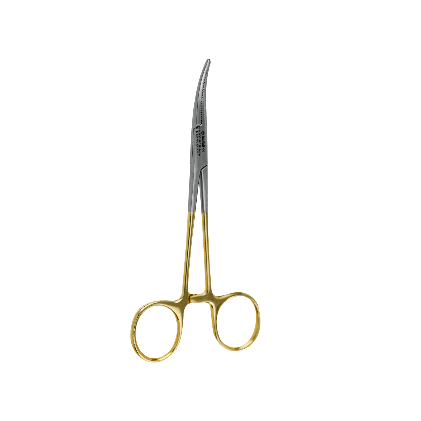 Surgical Hemostatic Forceps-Crile 14CM - Curved Gold Titanium Signature Series