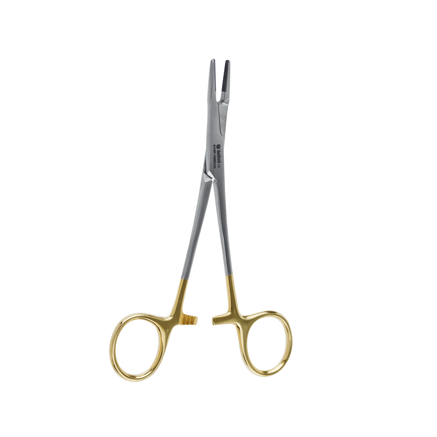 Olson Hegar Needle Holder with Scissors-Tungsten Carbide 14cm-Straight