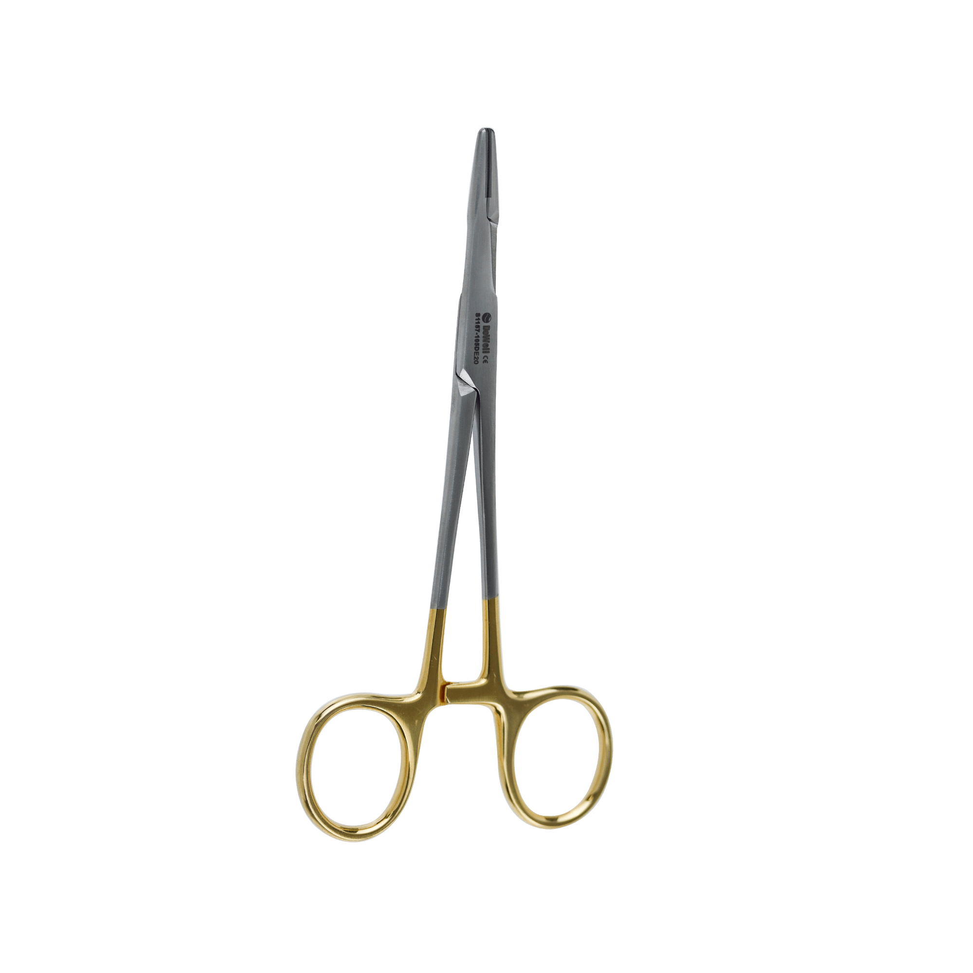 Olson Hegar Needle Holder with Scissors-Tungsten Carbide 14cm-Straight