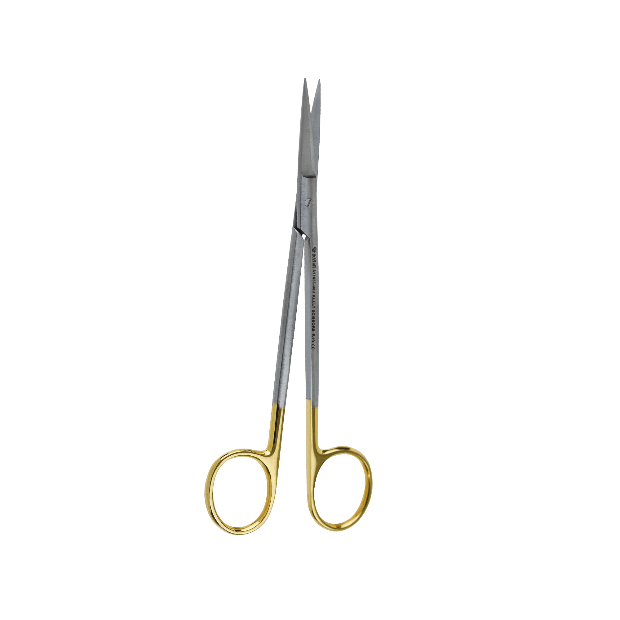 Surgical Gum Tissue Scissors serrated T/C Tips- Kelly Straight 16Cm