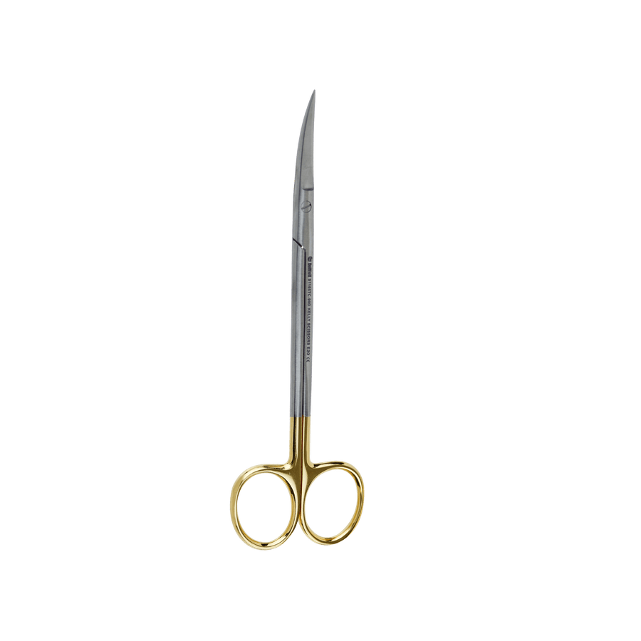 16cm Curved Kelly Scissors For Oral/Dental Surgery - Stainless Steel Suture & Tissue Cutting Scissors