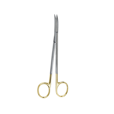 Surgical Gum Tissue Scissors Serrated T/C tips- Kelly Curved 16Cm