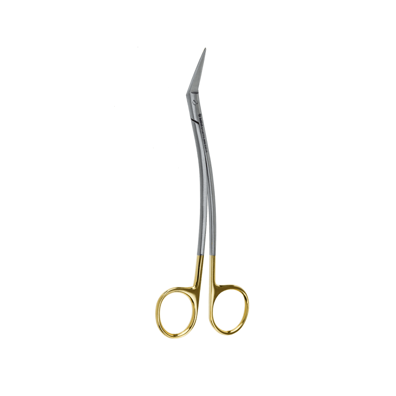 Surgical Gum Tissue Scissors Serrated T/C - Locklin Scissor 16.5Cm