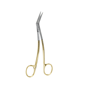 Surgical Gum Tissue Scissors Serrated T/C(Tungsten Carbide)- Locklin scissor 16.5Cm